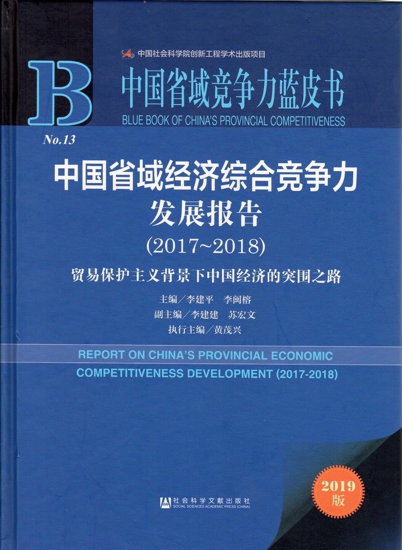 国产小B穴中国省域经济综合竞争力发展报告（2017-2018）